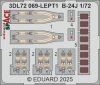 Eduard 3DL72069 B-24J SPACE HASEGAWA 1/72